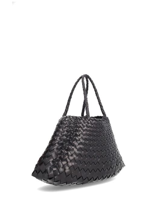 Dragon Diffusion Black Santa Croce Small Tote Bag