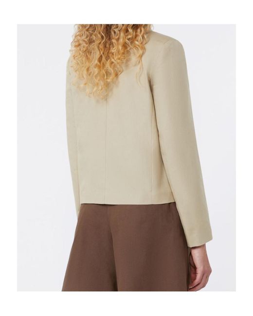 Weekend by Maxmara Natural Single-Breasted Jacket