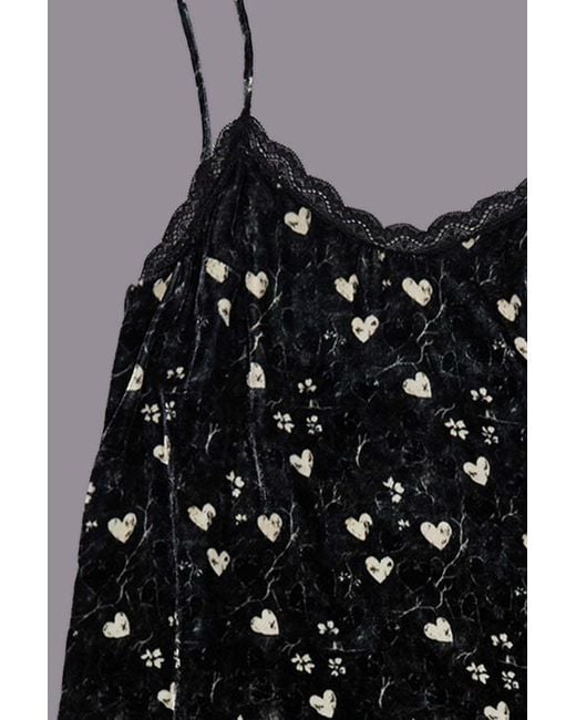 R13 Black Hearts Lace Dress