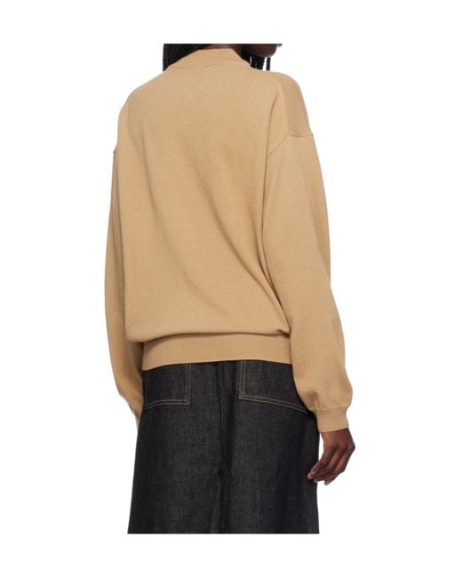 Studio Nicholson Brown Fiore Jumper