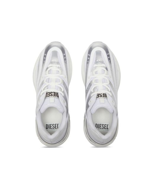 DIESEL White D-Airspeed Sneakers for men