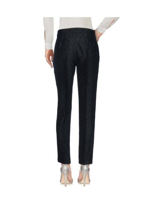 Dolce & Gabbana Black Solid Color Formal Trousers