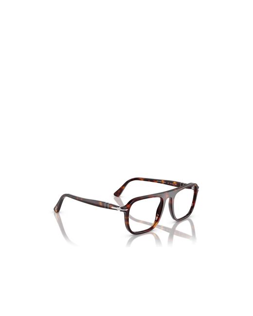 Persol Metallic Geometric Flat Mirror for men