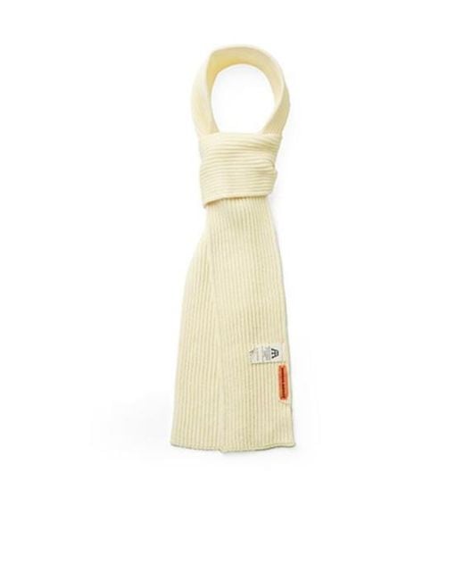 Andersen-Andersen White Logo Detail Scarf for men