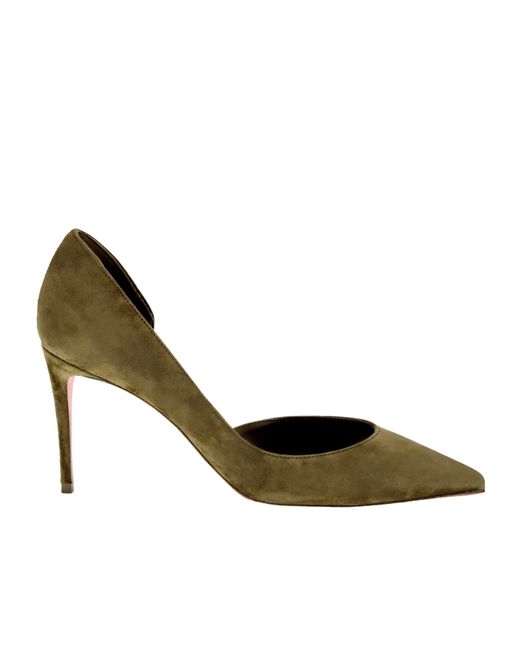 Christian Louboutin Green Iriza Stiletto-Heel Pumps