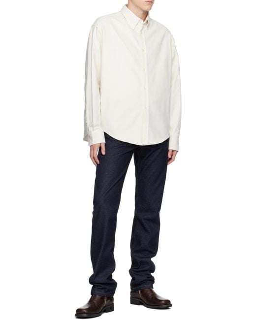 AMI Natural Ami De Coeur Boxy Fit Shirt for men