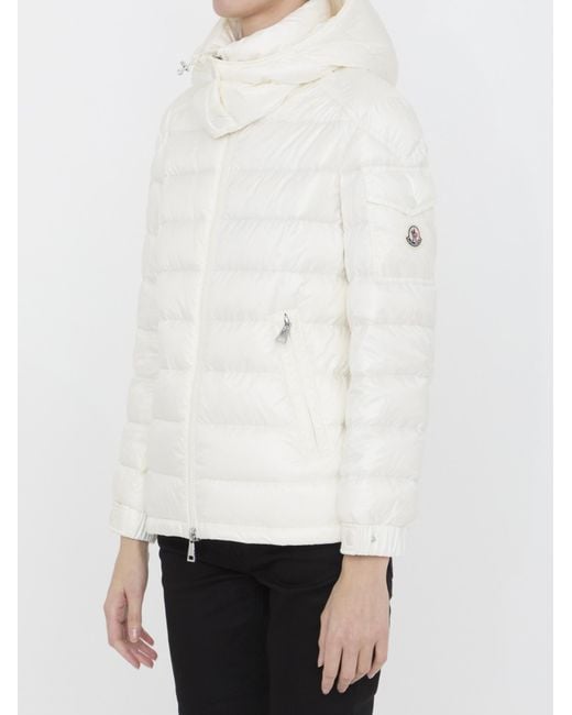 Moncler White Dalles Short Down Jacket