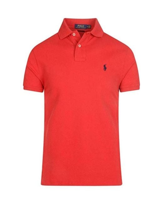 Polo Ralph Lauren Logo Embroidered Polo Shirt for men