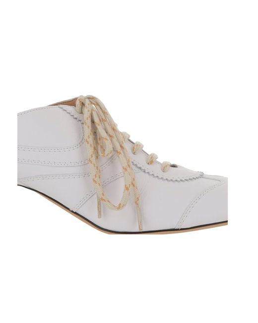 Dries Van Noten White Slingback High-Heeled Sandals
