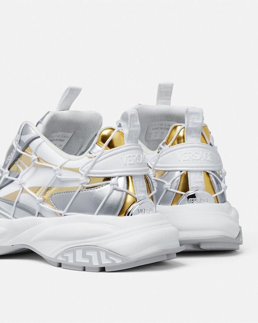 Versace White Mercury M_Vs_03 Panelled Sneakers