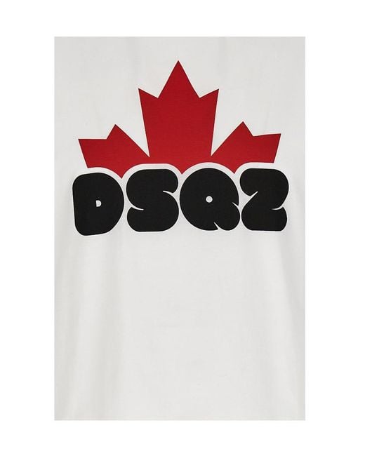 DSquared² White Cool Fit T-shirt for men