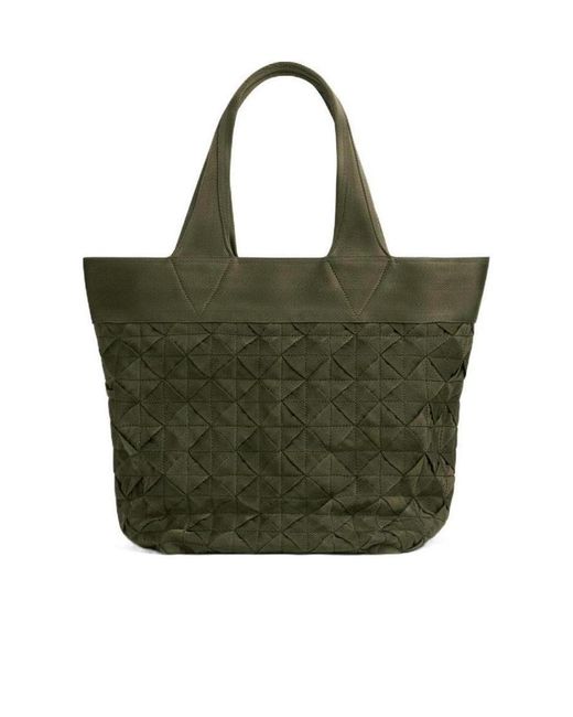 Bottega Veneta Green Intrecciato Top Handle Bag for men