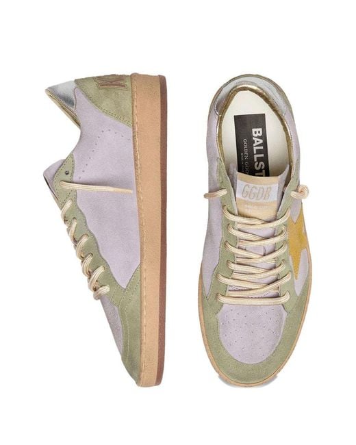 Golden Goose Deluxe Brand Multicolor Ballstar Lace-Up Sneakers