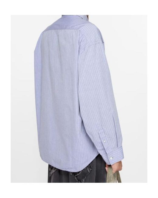 Acne Blue Long-Sleeved Shirt