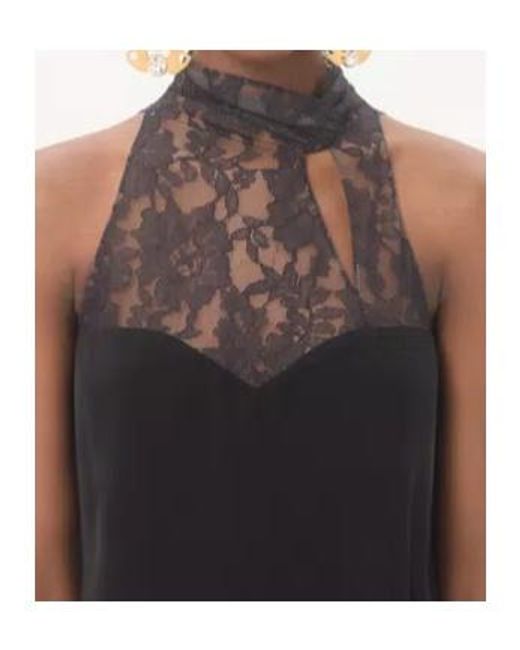 Valentino Black Georgette Dress