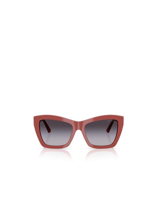 Jimmy Choo Purple Eyewear Butterfly Frame Sunglasses