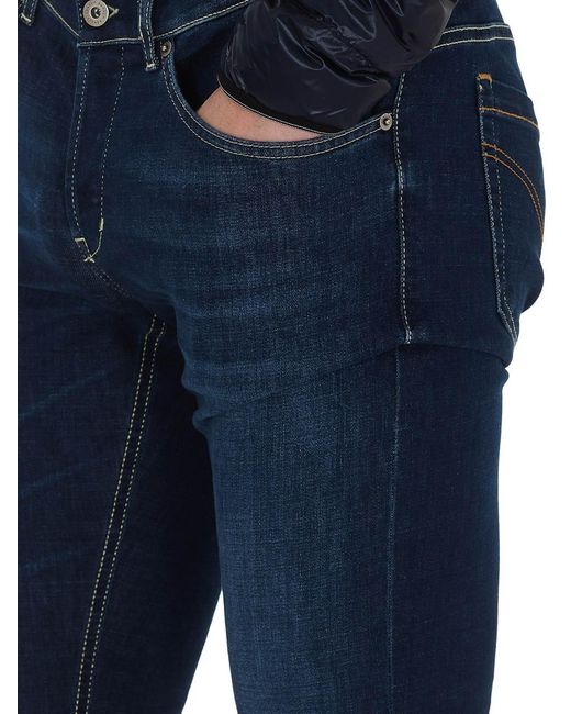 Dondup Blue Logo Jeans for men