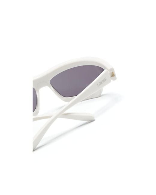 Loewe White Irregular X Paula's Ibiza Irregular Frame Sunglasses for men