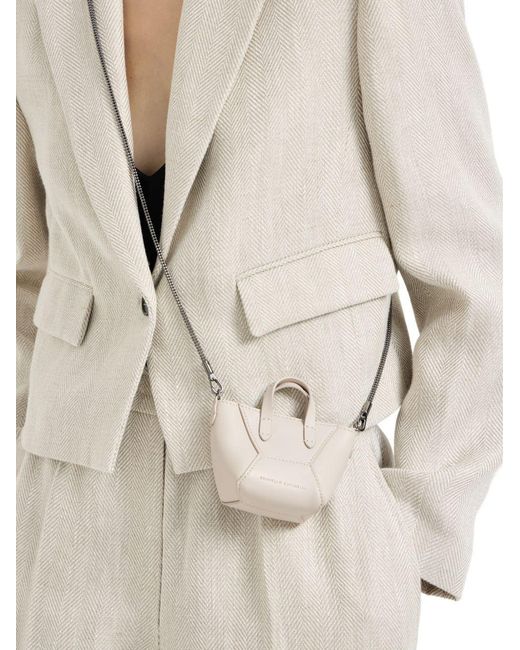 Brunello Cucinelli White Bc Duo Mini Bag