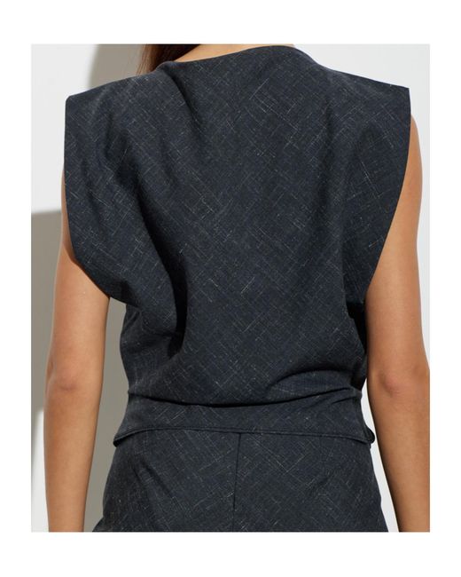 Christopher Esber Blue Banyan Blouse