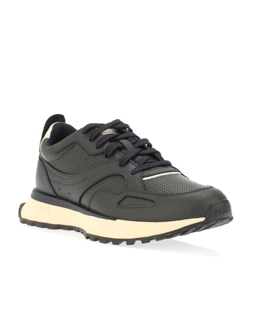 Boss Blue Retrostyle Trainers for men