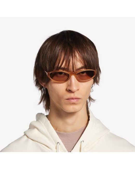 Balenciaga White Malibu Pearl Earrings for men