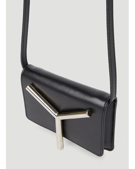 Y. Project White Logo Shoulder Bag