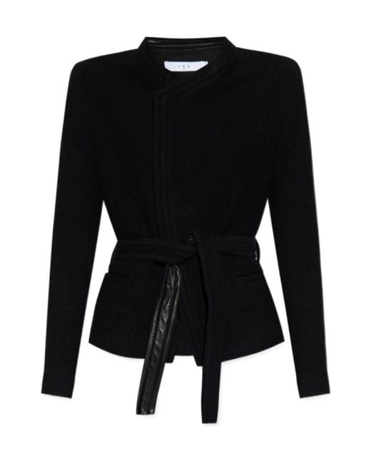 IRO Black Belt Casual Jacket