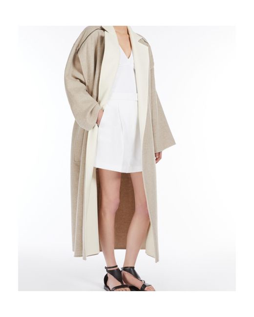 Max Mara White Stretch-Cotton Shorts