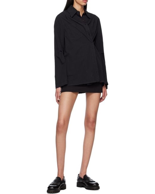 Our Legacy Black Relaxed Fit Shirt Top
