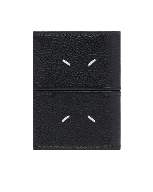 Maison Margiela Black Textured Bifold Wallet