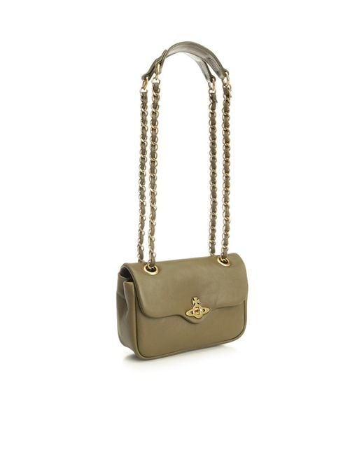Vivienne Westwood Metallic Anita Chain Shoulder Bag