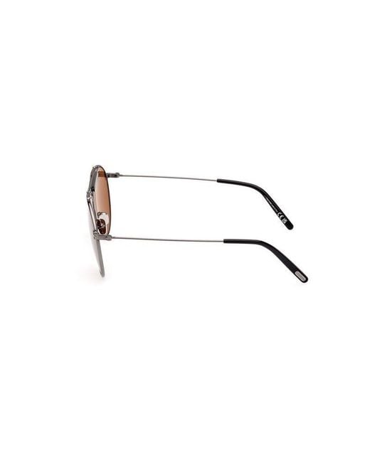 Tom Ford Pink Pilot-Frame Sunglasses for men