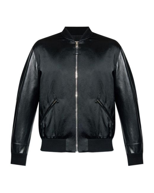 Givenchy Black Zip-Up Bomber Jacket for men