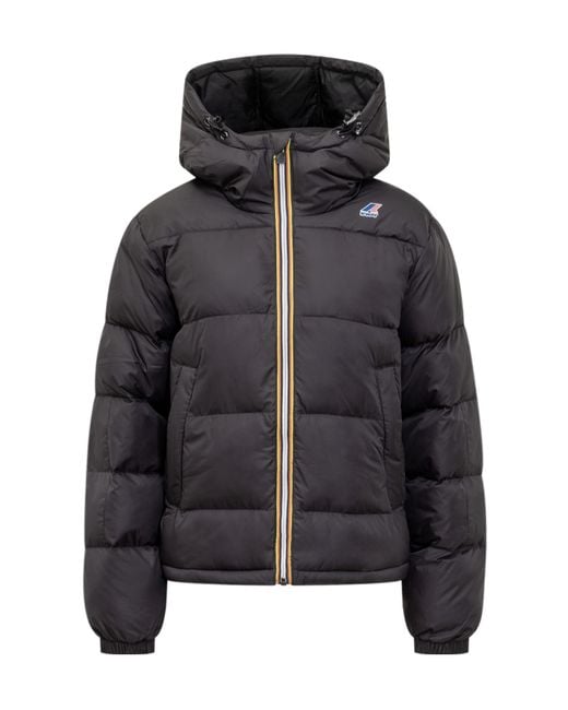 K-Way Black Le Vrai 3.0 Claude Puffer Jacket