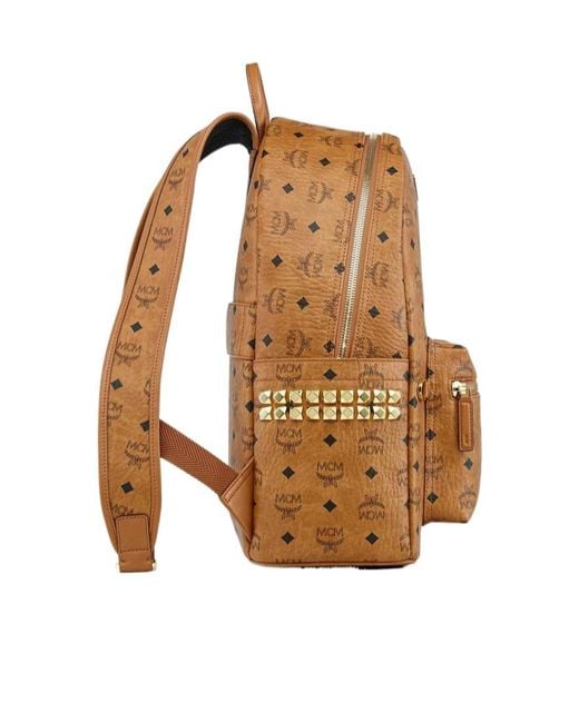 MCM Brown Stark Backpack for men