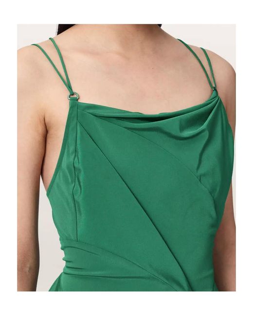 AllSaints Green Suspender Dress