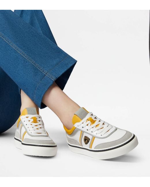 Tod's White Round-Head Sneakers