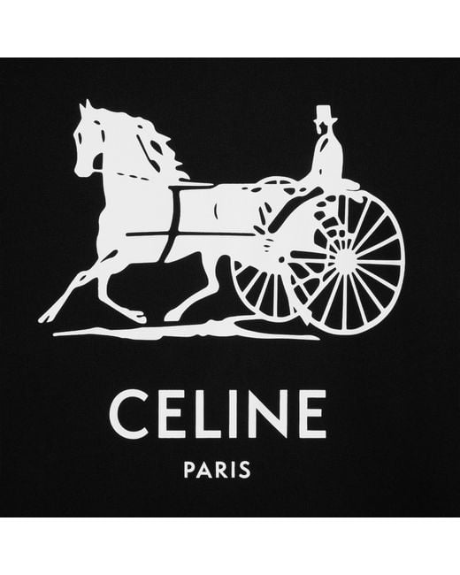 Céline Black Hoodie for men