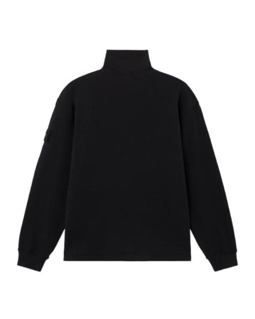 Stone Island Black Comfort-Fit Zip-Up Track Jacket for men