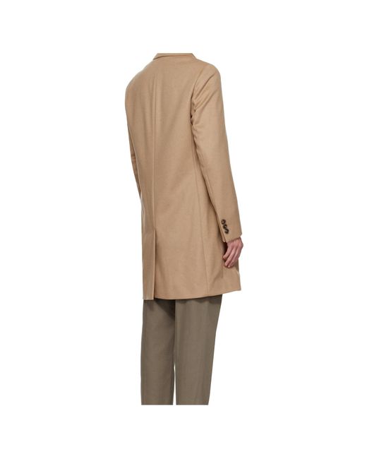 Boss Natural Long-Sleeved Coat for men