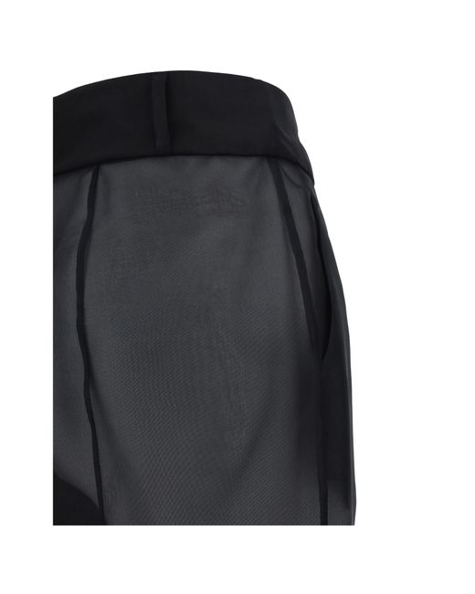 Gabriela Hearst Gray Belt-Loop Casual Pants