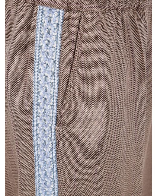 Drole de Monsieur Brown Drôle De Monsieur Le Chevron Pants for men