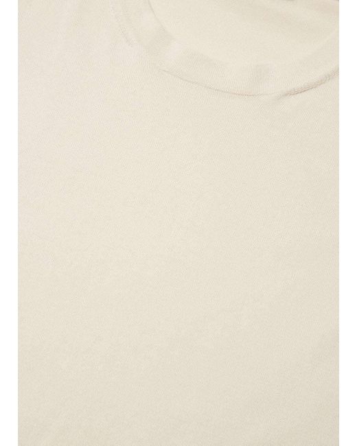 Loro Piana White Ice Wish Short-Sleeve Crewneck for men