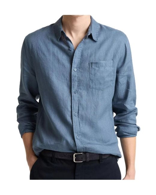 Vince Blue Buttoned Shirt for men