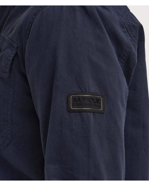 Barbour Blue Arlo Overshirt for men