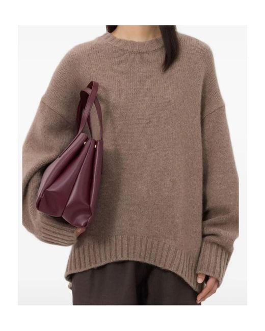 Loulou de Saison Brown Long-Sleeve Knit Top