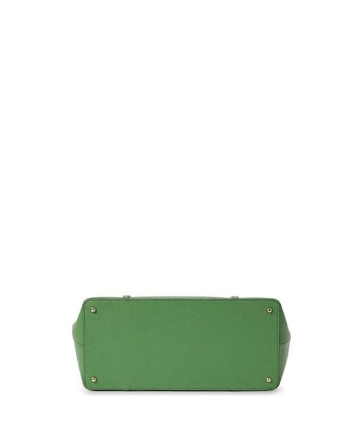 Dolce & Gabbana Green Logo Detail Handbag