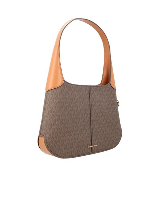 MICHAEL Michael Kors Brown Alice Monogram Shoulder Bag