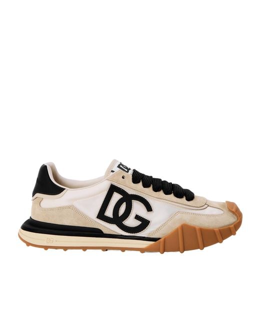 Dolce & Gabbana Black Low-Top Sneakers for men